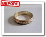 Ultrasonic cleaning for ring