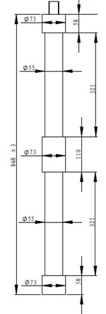 Hollow Ultrasonic Rod