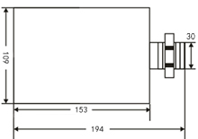 large range ultrasonic distance transducer