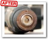 After Cleaning Ultrasonic cleaning for fuel injector