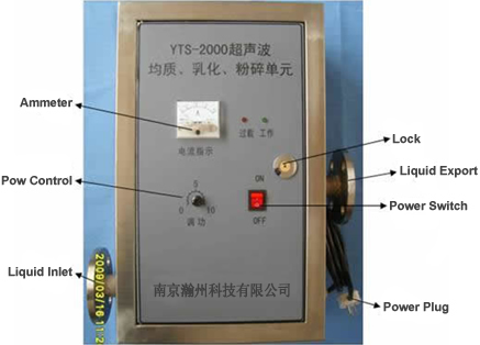 units of industrial ultrasonic homogenizer