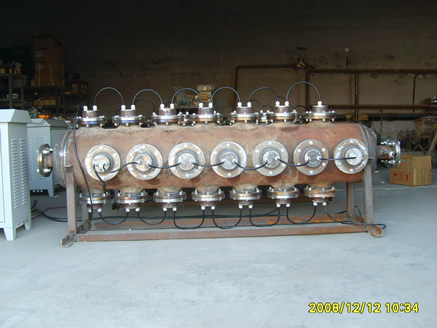 tubular industrial ultrasonic homogenizer