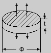 Piezoelectric Discs Thickness Mode